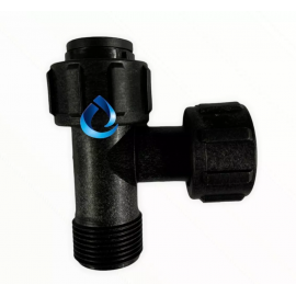 Tee Manifold 1 Pulgada Plastico