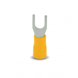 Terminal Horquilla Amarillo 10-12awg 4,3mm Bolsa 50 Unidades