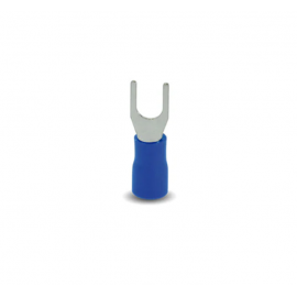 Terminal Horquilla Azul 14-16awg 4,3mm Bolsa 50 Unidades