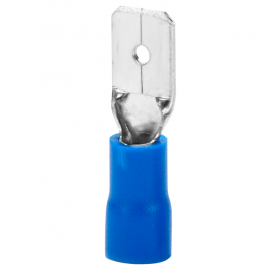 Terminal Macho Media Aislado Azul 16-14awg Bolsa 50 Unidades