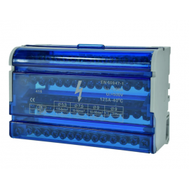 Barra Repartidora Tetrapolar 15 Polos 125a
