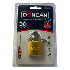 Candado Fierro Bronceado 30mm