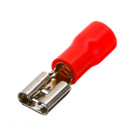 Terminal Hembra Media Aislado Rojo 16-22awg Bolsa 50 Uni